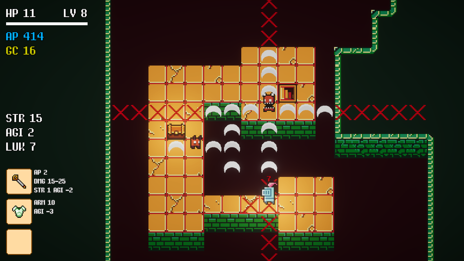 A dungeon room in Time Dungeon