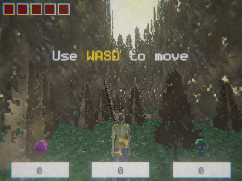 Exploring the castle in Treasure Hunter